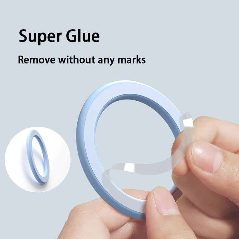2025 New Universal Magnetic Metal Plate Ring Holder For iPhone 16 15 14 Magnet Wall Mobile Phone Holder Magnetic Car Phone Stand