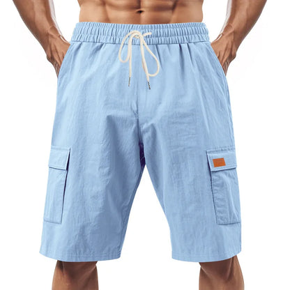 2026 Cross-border linen shorts men&