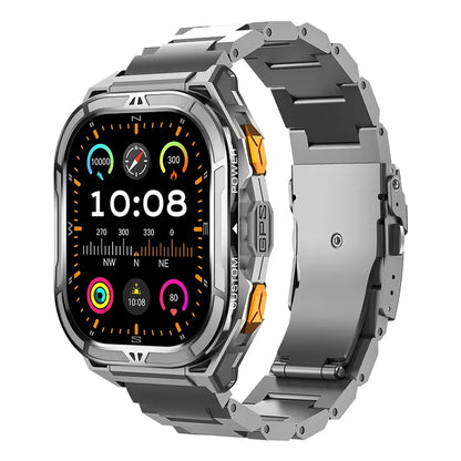 Cubot GT 3 Smart Watch, 5ATM Waterproof, 1.96-inch AMOLED, Blood Oxygen, Fitness Tracker Heart Rate GPS Sport Smartwatch for Men