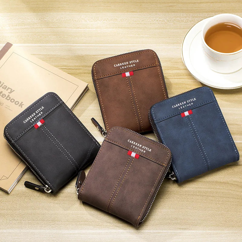 PU leather stitching men&