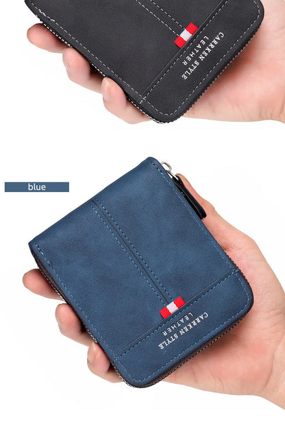 PU leather stitching men&