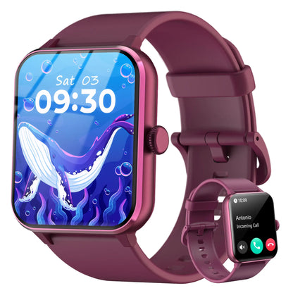 Bluetooth Calls R50 Smart Watch for Men Women 1.85&