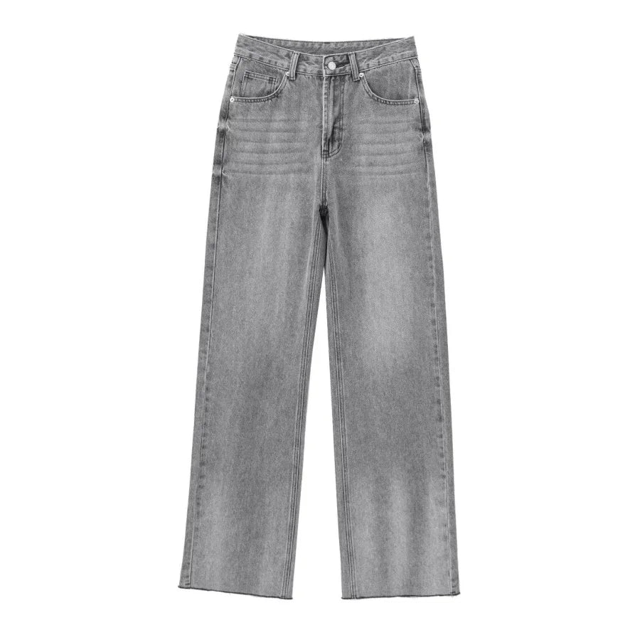ETJ Wide-leg high-waisted jeans  women&