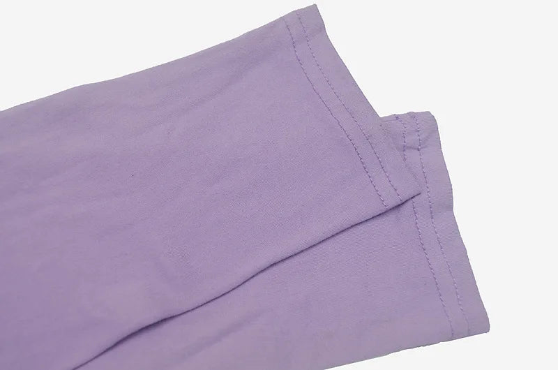 New Dresses 2025 Woman Fashion Summer High-neck Purple Long-sleeved Pleated Tie-up Dress Skirt Women&