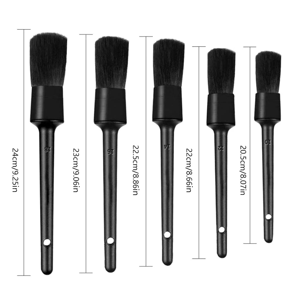 3/1Pcs Car Wash Wheel Brush Kit Flexible Car Detailing Brushes Non-Slip Easy To Cleaning Rims Spokes Wheel Barrel Car Accessorie