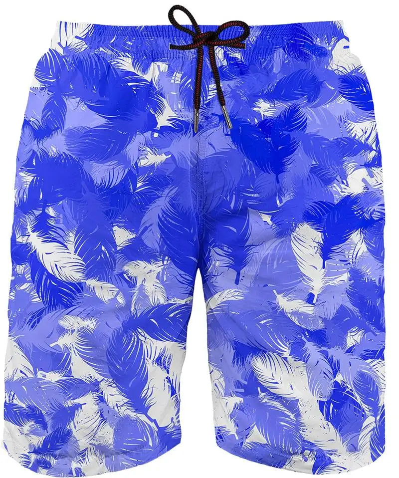 Summer Painting Art 3D Printing Mens Swimwear Swim Shorts Trunks Beach Board Shorts Swimming Pants Swimsuits Running Sports Mens