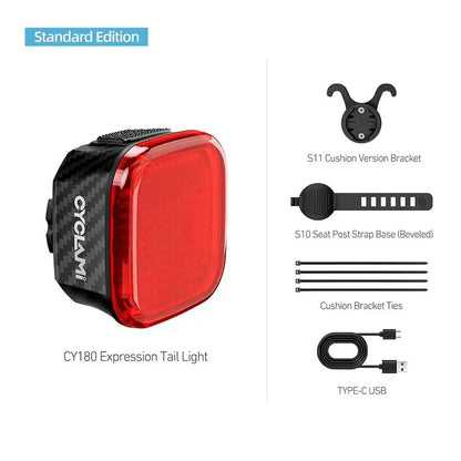 CYCLAMI Team Sync Tail Light Bike Turn Signals Bicycle Rear Light Wireless Remote Control Warning Cycling Expression Taillights