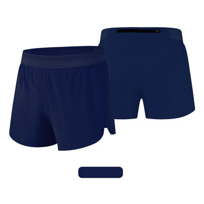 Men Marathon Racing Gym Sports Shorts Anti-escaping Lining Quick Dry Workout Training Fitness Jogging Short  Arrow Pants
