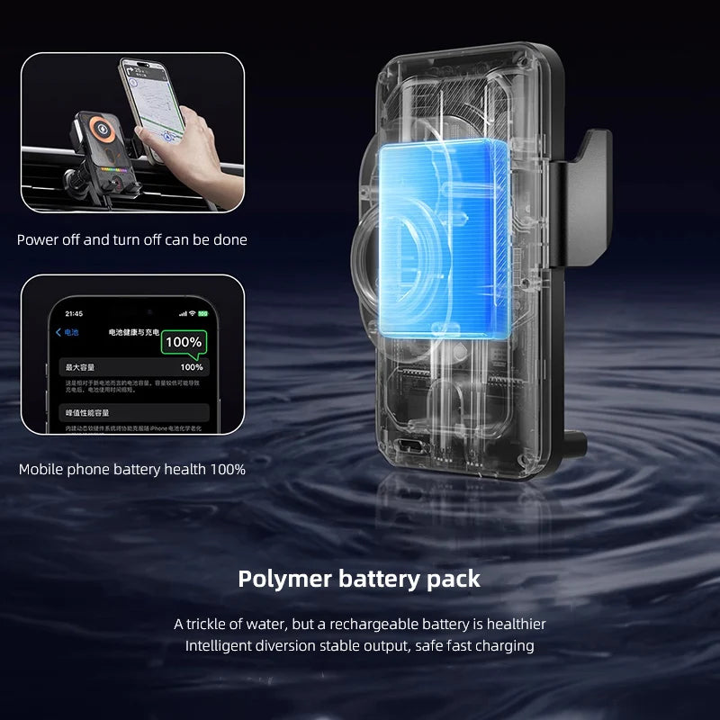 Car Accessories Phone Holder  Wireless Charger Gravity Sensing Auto Grip Universal Bracket For Opel Astra Insignia Vivaro Corsa