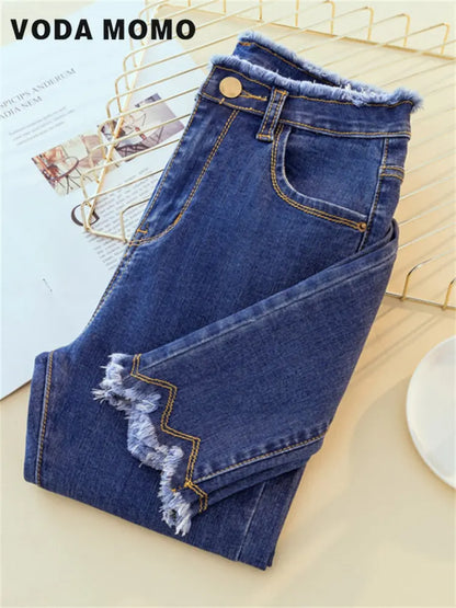 Jeans Female Denim Pants Black Color Womens Jeans woman Donna Stretch Bottoms Feminino Skinny Pants For Women Trousers