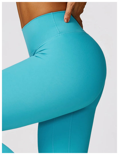 Women Leggings For Fitness High Waist Long Pants Gym Yoga Pants Women Hip Workout Push Up Scrunch Butt Tights Women Clothing