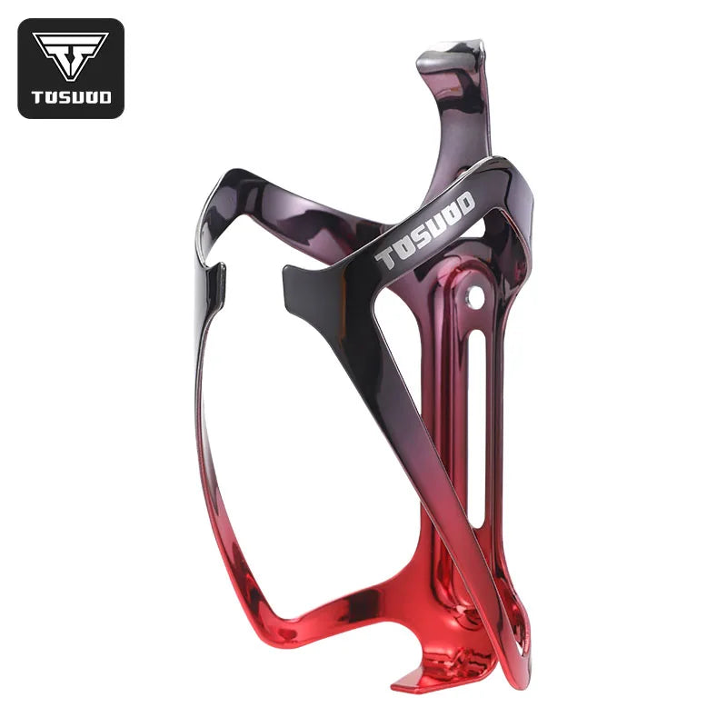 TOSUOD Bicycle bottle cage aluminum alloy cycling gradient colorful bracket cycling equipment road bike cup holder