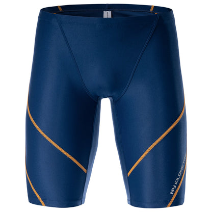 Men‘s Swimming Trunks Swimsuit Jammer Endurance Athletic Training Swimsuit Racing  Shorts Swimwear Men Swim Jammers Brief