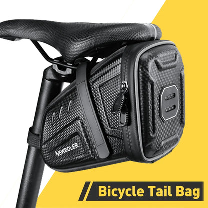 2025 NEW Waterproof Bicycle Saddle Bag MTB Road Bike Saddlebags Reflective Striped Bicycle Tool Holder Bag MTB Accessories