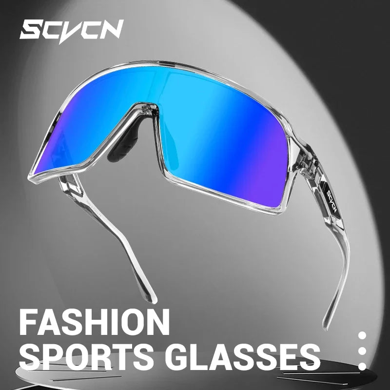SCVCN Cycling Sunglasses Outdoor Bicycle Sunglasses Women Road Bike Glasses Sports Running Eyewear Men MTB Cycling Sunglasses
