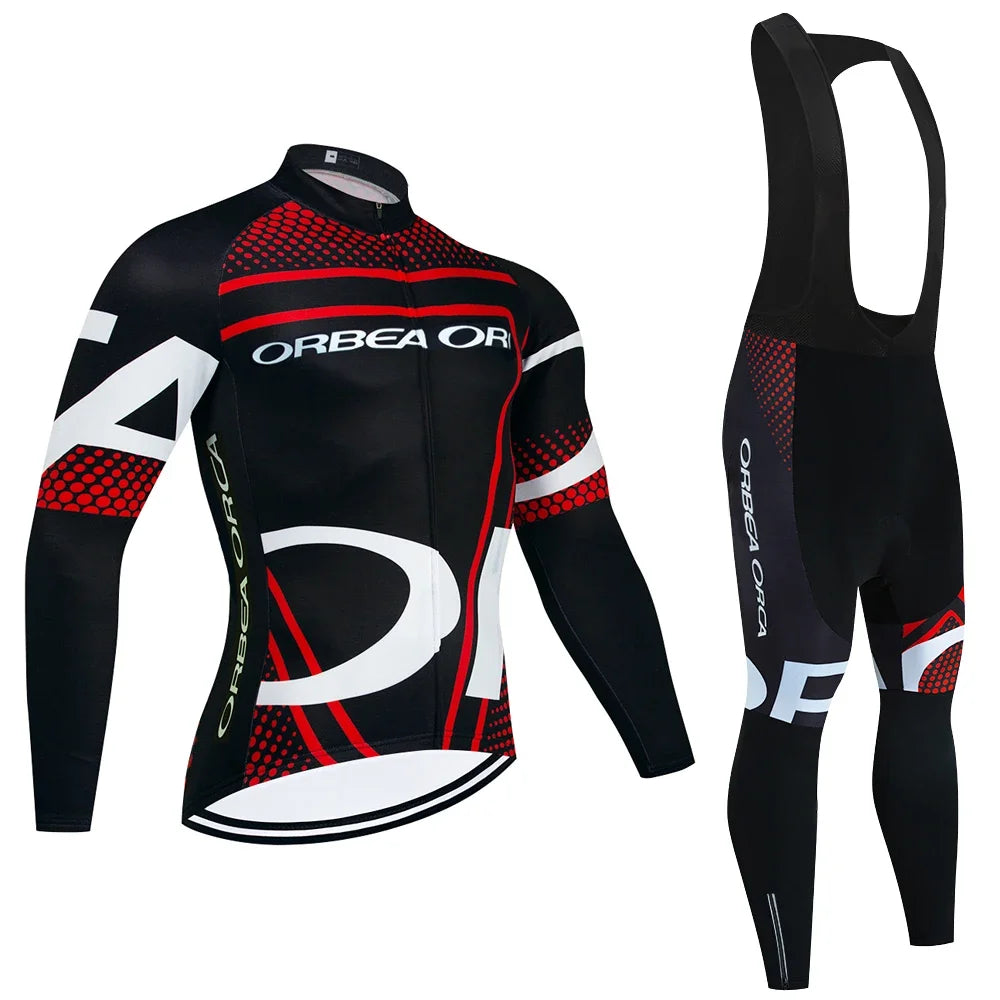 Winter  Bike Jacket Cycling Jersey Pants Set Men Women Warmth Fleece Ropa Ciclismo Team Pro Bicycle Clothing
