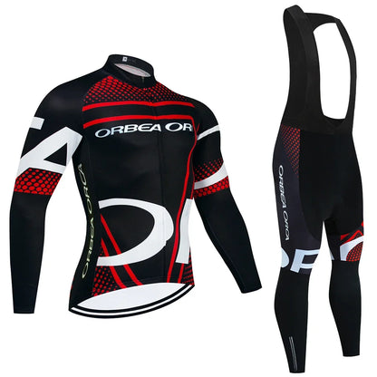 Winter  Bike Jacket Cycling Jersey Pants Set Men Women Warmth Fleece Ropa Ciclismo Team Pro Bicycle Clothing
