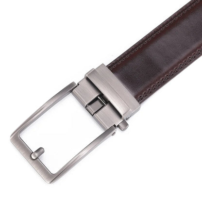 Unisex Click Belts for Men Luxury Brand Designer Fashion Automatic Buckle Genuine Leather Men&