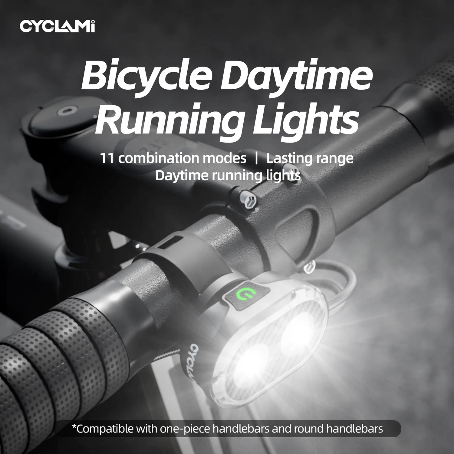 CYCLAMI Bicycle Headlights Front Light Type-C Charging Waterproof MTB Road Bike Lights Cycling Accessories