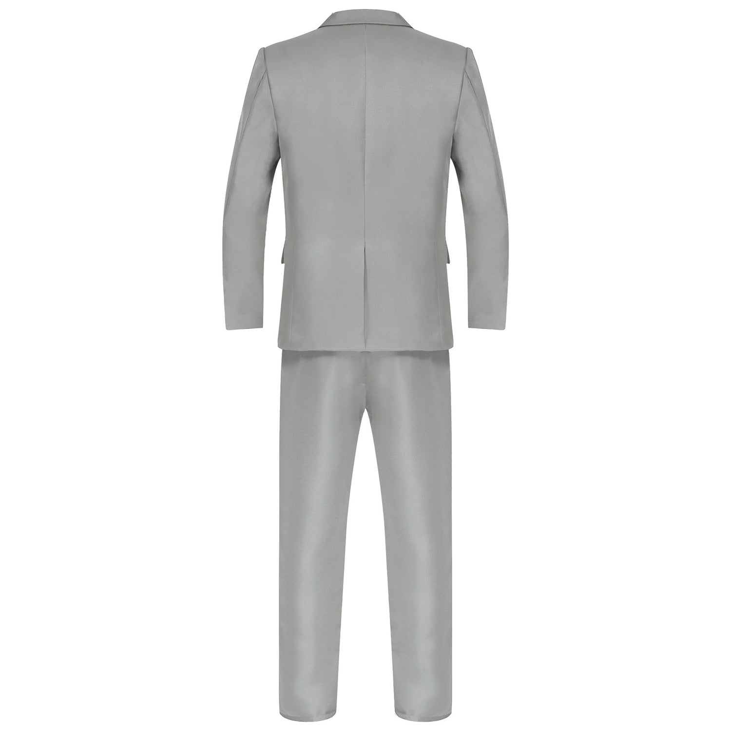 Men Gentleman Suit 2Pcs Formal Uniform Long Sleeve Lapel Blazer Jacket with Pants Office Meetings Business Wedding Party Outfits