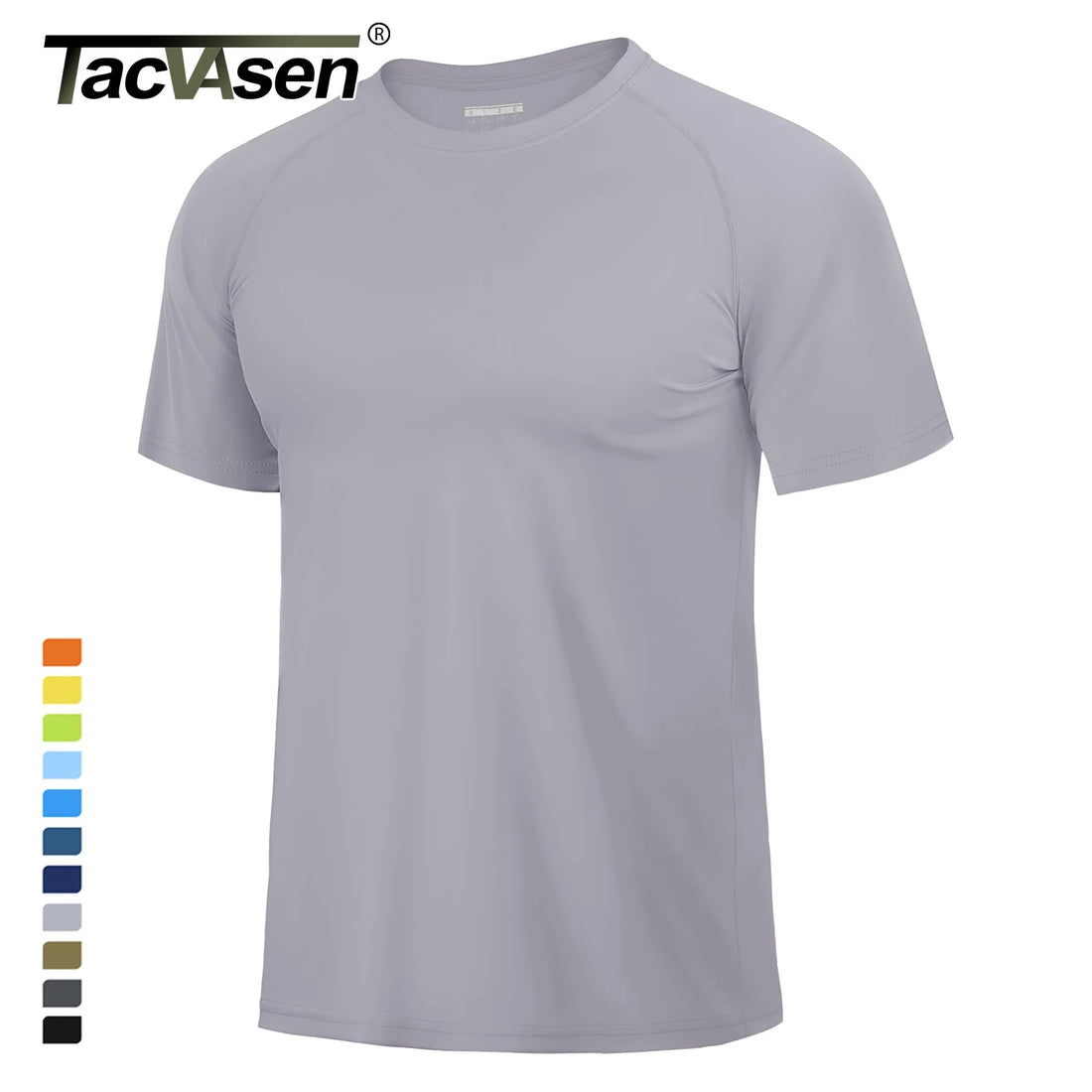TACVASEN UPF 80+ Sun Protection T-shirts Men&