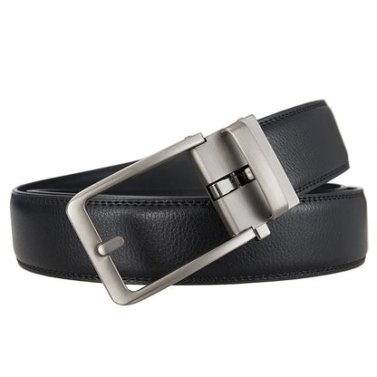 Click Belts for Men Luxury Brand Designer Fashion Automatic Buckle Genuine Leather Men&