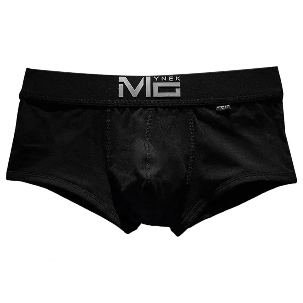 Men Underwear Elastic Waistband Basic Design Men Underwear Smooth Routing Boxer Shorts Men Boxers Comfortable Boxer Shorts