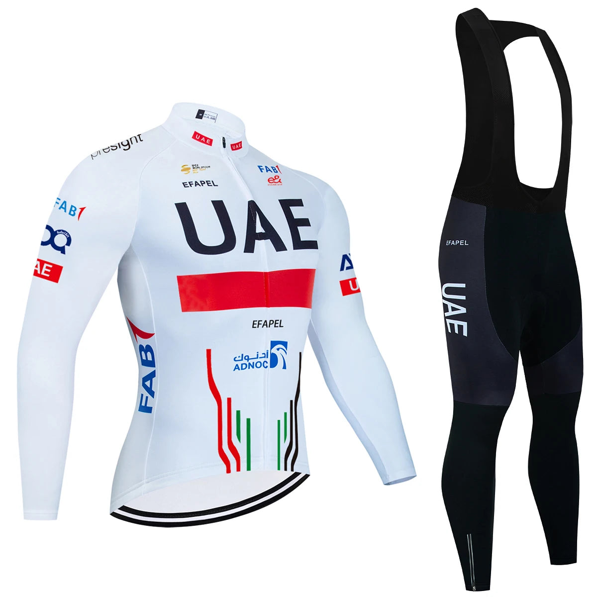 Winter 2027 ITALIA Cycling Jacket UAE Bike Jersey Pants Men Women Thermal Fleece Ropa Ciclismo Bicycle Maillot Pants Clothing