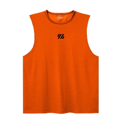 2025 Summer Gym Vest High Quality Mesh Shirt Sleeveless T-shirts Men Tank Tops Basketball Running Fitness Sports Vest Men