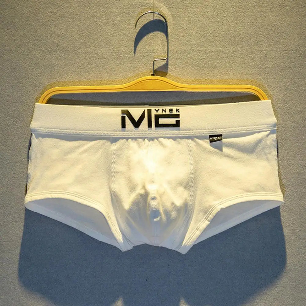 Men Underwear Elastic Waistband Basic Design Men Underwear Smooth Routing Boxer Shorts Men Boxers Comfortable Boxer Shorts
