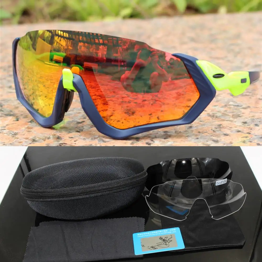 Polarized Cycling Sunglasses Sport Road MTB Mountain Bike Glasses Men Women Bicycle Eyewear Goggles Sun Protection