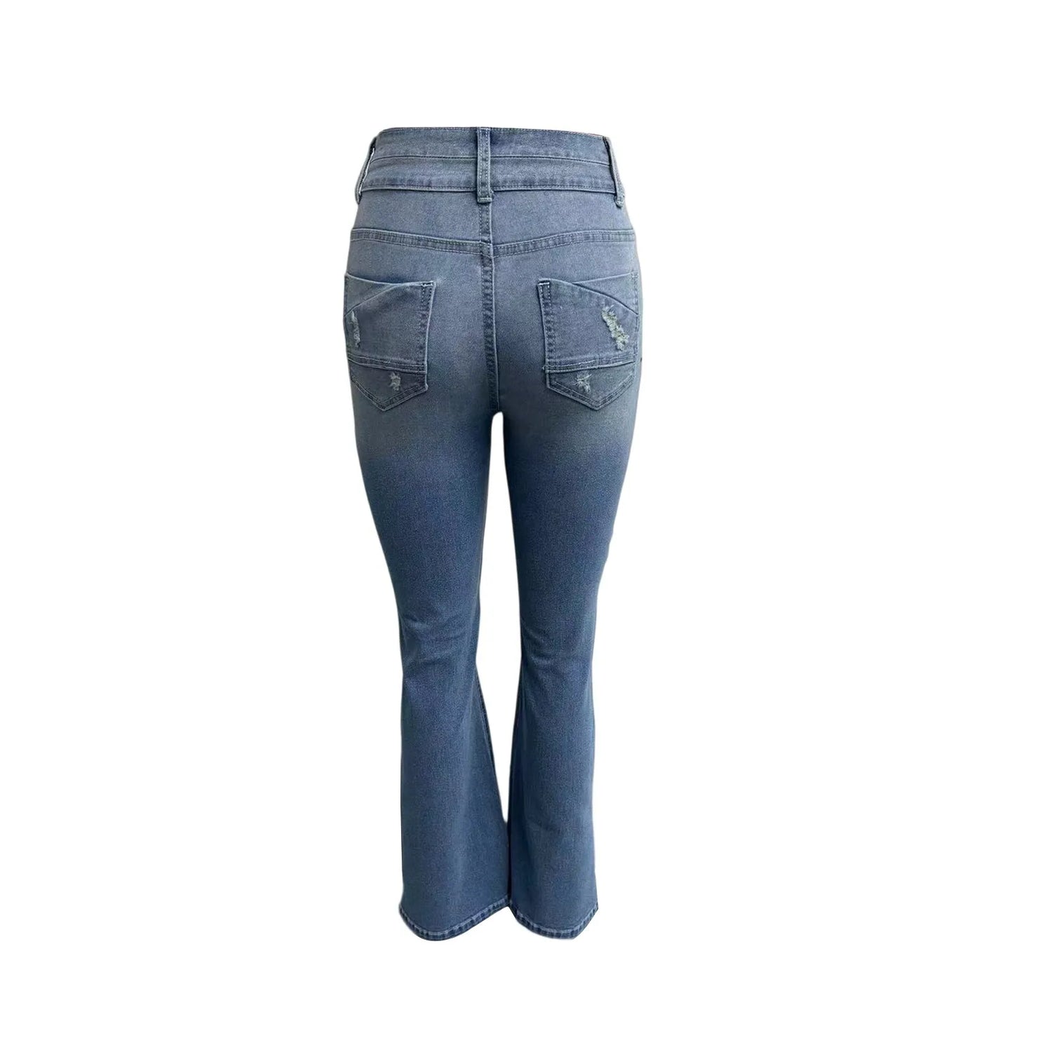 Flared Jeans For Women Bell Bottom Jeans For Women Straight Leg Jeans For Women Plus Size Work Pants Baggy Jeans Pantalones Muje