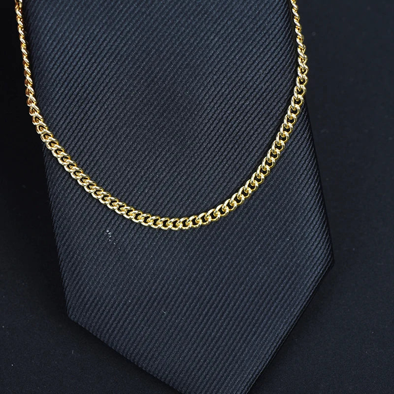 ICEYY Copper Tie Clip Tie Chain Hanger Tie Pins Men&