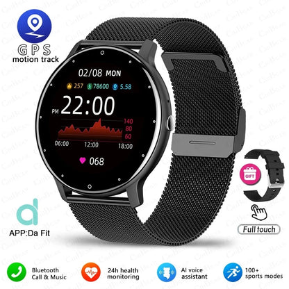 2025 New Sport Smartwatch Men Sports Fitness Wristband IP68 Waterproof Voice Assistant Bluetooth Call SmartWatch For Android IOS