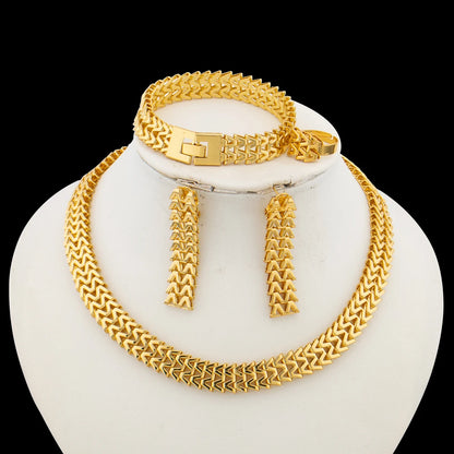 Necklace &amp; Earring Set for Women,  Bracelet Jewelry Sets, Bridal Wedding Gift Jewellery Woman Accessories