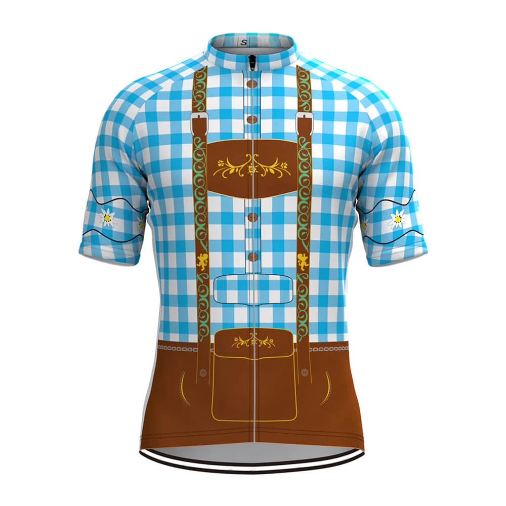 Cycling clothes mountain bikes summer short sleeved quick drying cycling sports shirt