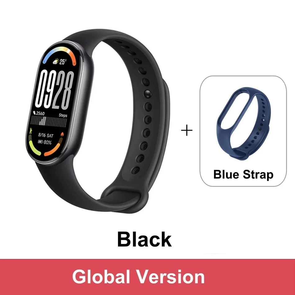 Xiaomi Mi Smart Band 10 Global Version 1.72" AMOLED Health Monitoring 21 Day Battery 5ATM Waterproof Smartwatch Sports Bracelet