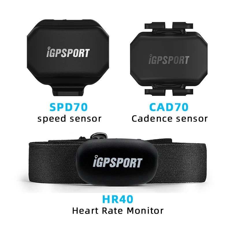 IGPSPORT SPD70 CAD70 Speed Sensor Dual Mode Support Bike Cadence HR40 HR70 Heart Rate Monitor For BSC100S BSC200 BSC300 Garmin