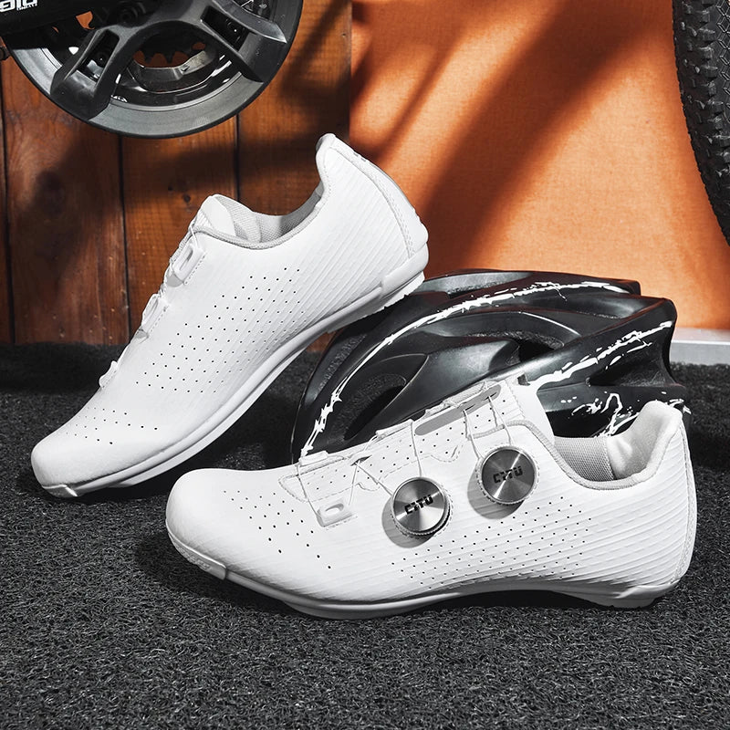 Road Cycling Shoes Speed Cycling racing Sneaker Men Cleats Shoes Self-Locking Cycling Flat Pedal Shoes Man Bike Outdoor Footwear