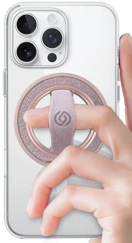 EWA MagOne 3rd Gen Compatible with MagSafe Phone Holder, Removable Magnetic Ring Holder Kickstand Ring for iPhone 16,15,14,13,