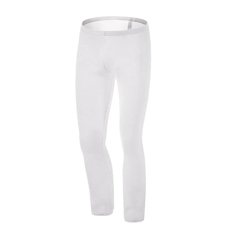 New Mens Bottoms Sexy Underwear Trousers Men’s Leggings Long Johns Perspective Large Mesh Out Sport Home Pajama Pants