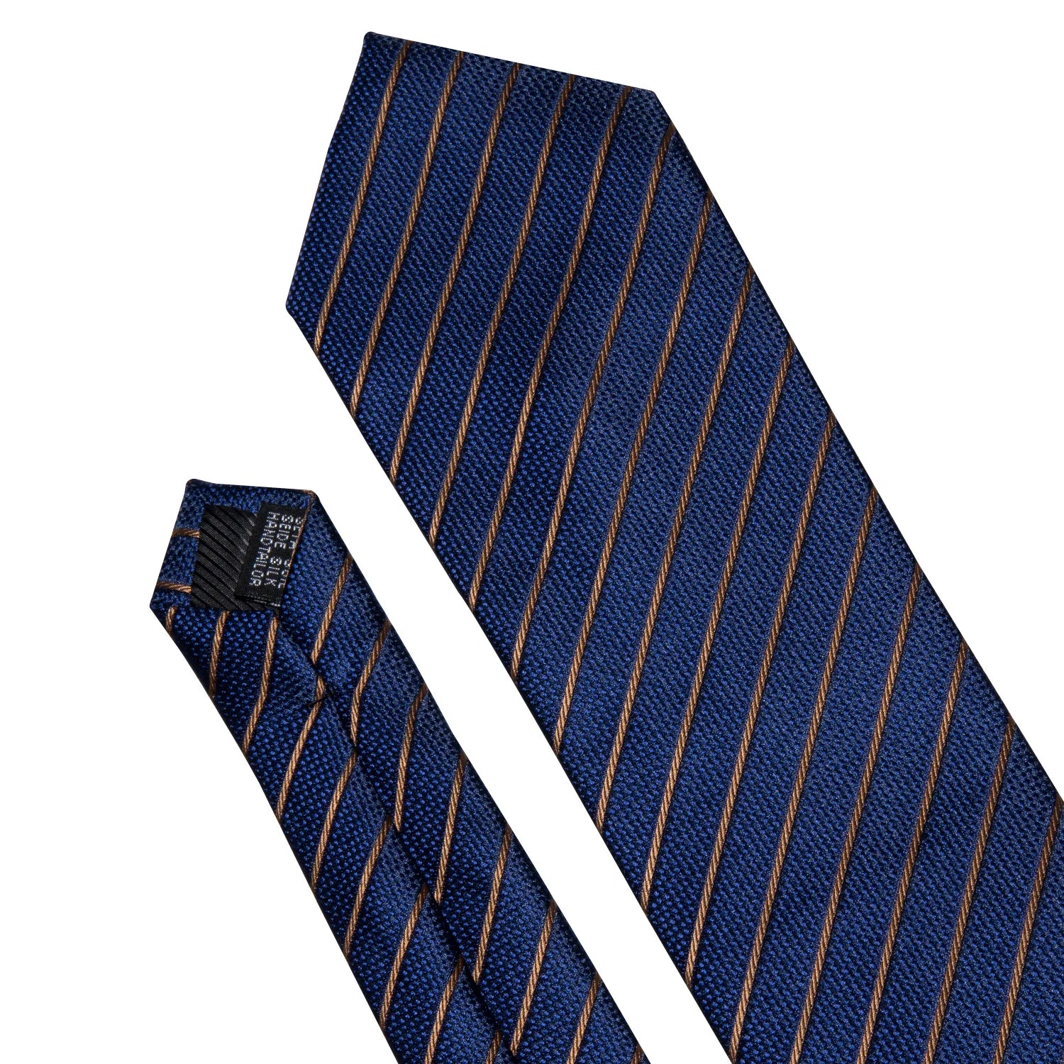 Barry.Wang Navy Royal Sky Blue Silk Men Tie Hanky Cufflinks Set Jacquard Teal Cyan Turquoise Necktie for Male Wedding Business