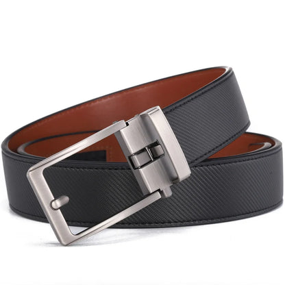Unisex Click Belts for Men Luxury Brand Designer Fashion Automatic Buckle Genuine Leather Men&