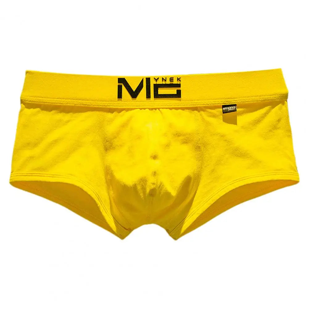Men Underwear Elastic Waistband Basic Design Men Underwear Smooth Routing Boxer Shorts Men Boxers Comfortable Boxer Shorts