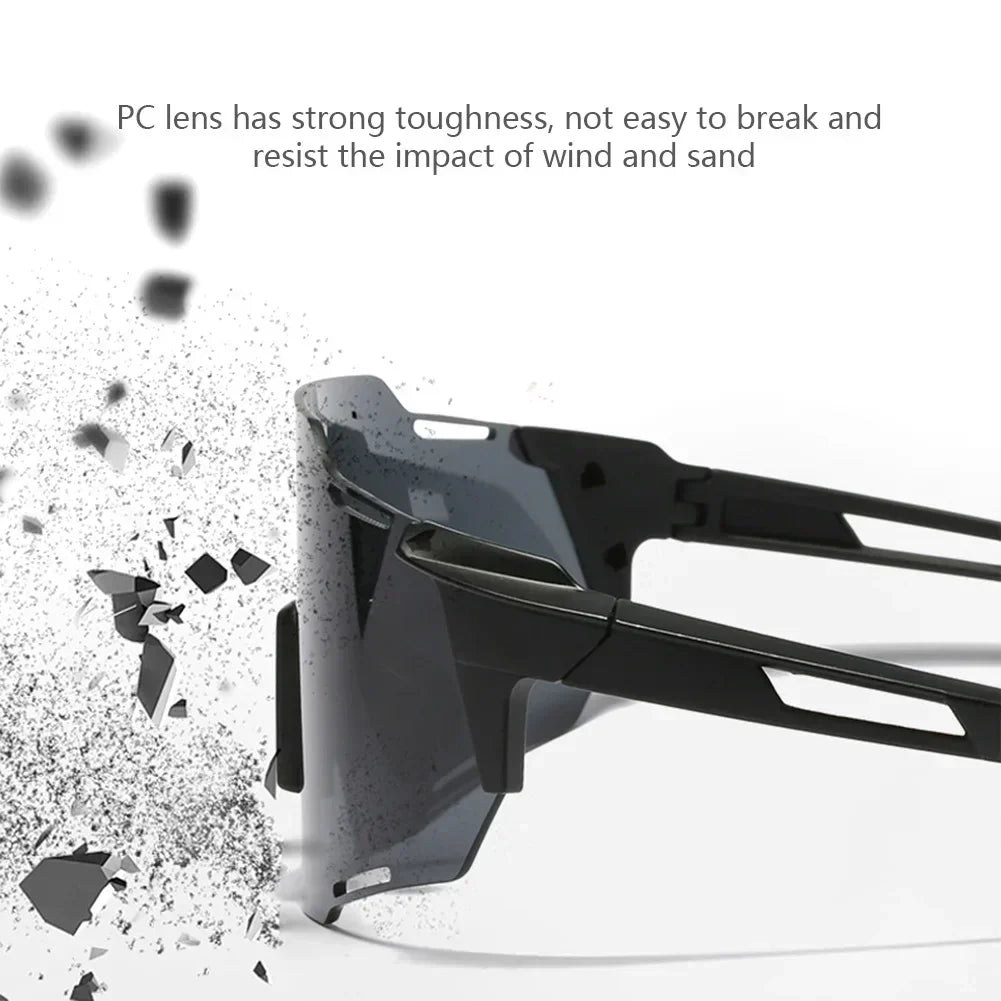 Cycling Glasses for Men &amp; Women – High-Performance UV400 Sport Sunglasses with Adaptive Photochromic and Polarized Technology