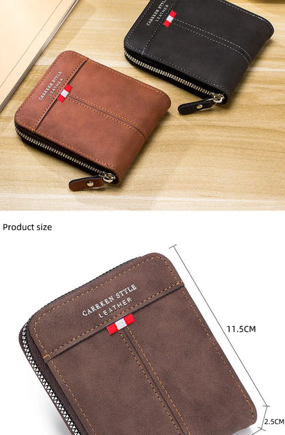 PU leather stitching men&