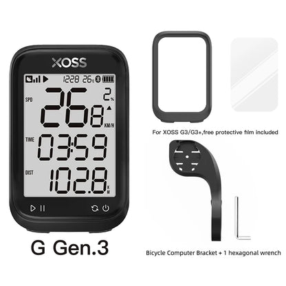 XOSS New G3 Gen3 GPS Cycling Computer Speedometer Bluetooth Tracker Waterproof Road Bicycle Cadence Speed Bicycle Odometer