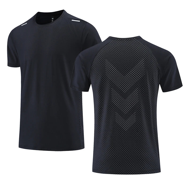 Simple Fashion Solid Color Sports T Shirts Summer Casual Breathable 3D Printed Fitness T-shirts Loose Quick Dry Men Women Tees