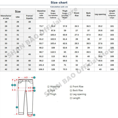 SHAN BAO 2022 autumn spring fitted straight stretch denim jeans classic style badge youth men&