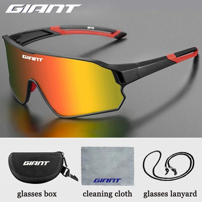 GIANT Cycling Glasses UV400 Anti Fog REVO Lenses HD Clarity MTB/Road Bike sunglasses  men and women